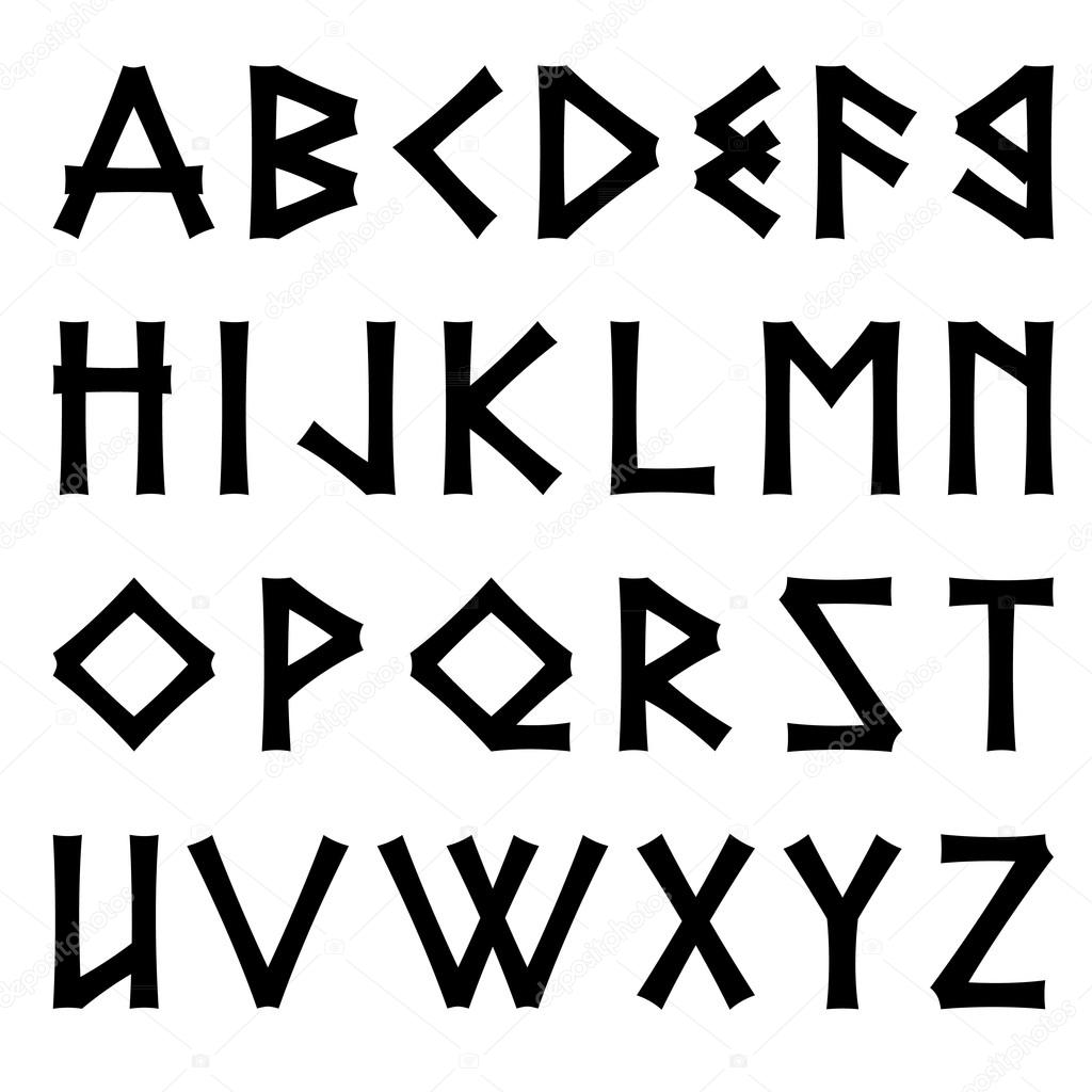 egyptian type font